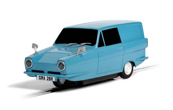 Reliant Regal Supervan - Mr Bean <p>The nemesis of Mr Bean! This plucky little blue Reliant Regal van is often to be seen trailing behind the Mini