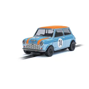 Austin Mini Cooper S - Gulf Edition – Nick Riley & Gabriele Tarquini <p>A Mini in Gulf colours! What could be better?! This particular car was raced by Italian F1 driver and ex BTCC champ Gabriele Tarquini at the 2018 Goodwood Revival. Shared with owner Nick Riley this Swiftune powered machine was certainly eye catching in its iconic colours!</p>