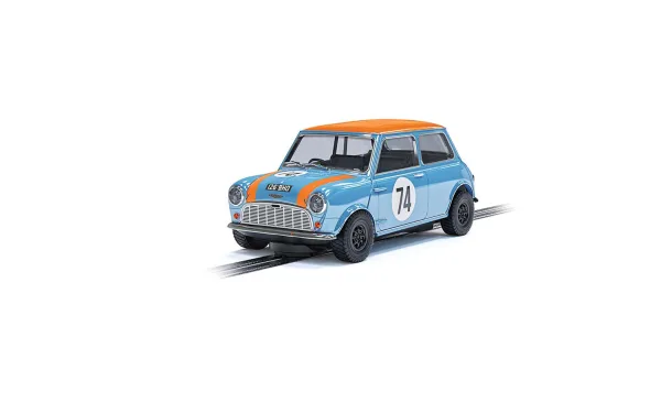 Austin Mini Cooper S - Gulf Edition – Nick Riley & Gabriele Tarquini <p>A Mini in Gulf colours! What could be better?! This particular car was raced by Italian F1 driver and ex BTCC champ Gabriele Tarquini at the 2018 Goodwood Revival. Shared with owner Nick Riley this Swiftune powered machine was certainly eye catching in its iconic colours!</p>