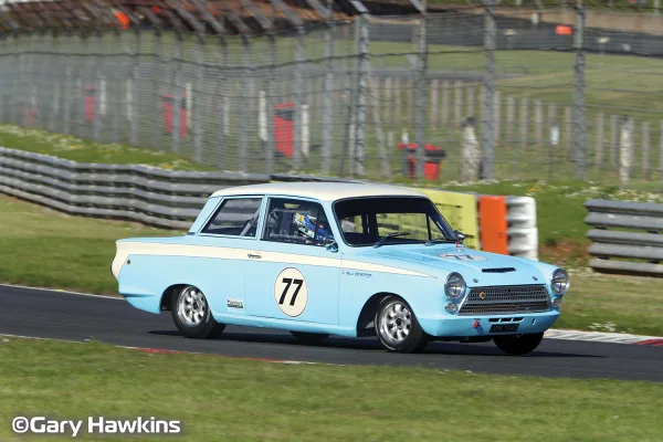 Ford Lotus Cortina – Jordan Racing Team – Mark Sumpter <p>Another beautiful car to come from the Jordan Racing Team stable this pale blue Cortina is raced by usual Porsche racer Mark Sumpter. Competing both at the prestigious Goodwood Revival as well as Masters Historic and HSCC meetings this beautifully presented Cortina is a well known car across the UK. And one that is driven expertly quickly too!</p>