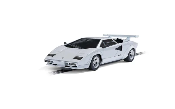 Lamborghini Countach - White <p>What car better encapsulates the excess of the 1980s then a white Lamborghini Countach? The star of the Miami Boardwalk