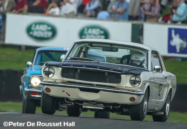 Ford Mustang - Bill and Fred Shepherd - Goodwood Revival <p>Leading lights of various saloon car battles at the Goodwood Revival