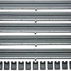 Barrier and Clips Pack Contents: 5 x 330mm length barriers and 15 x barrier clips.