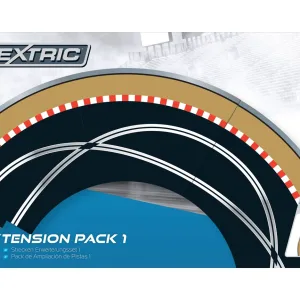 Scalextric Track Extension Pack 1 Extending your Scalextric layout has never been easier! The seven Scalextric Track Extension Packs are totally flexible in their design and any of these packs can be added to both Standard or Digital Scalextric circuits. Each pack can be incorporated into a Scalextric circuit