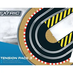 Scalextric Track Extension Pack 3 Extending your Scalextric layout has never been easier! The seven Scalextric Track Extension Packs are totally flexible in their design and any of these packs can be added to both Standard or Digital Scalextric circuits. Each pack can be incorporated into a Scalextric circuit