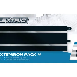 Scalextric Track Extension Pack 4 Extending your Scalextric layout has never been easier! The seven Scalextric Track Extension Packs are totally flexible in their design and any of these packs can be added to both Standard or Digital Scalextric circuits. Each pack can be incorporated into a Scalextric circuit