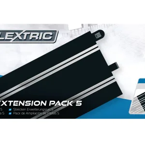 Scalextric Track Extension Pack 5 <p>Extending your Scalextric layout has never been easier! The seven Scalextric Track Extension Packs are totally flexible in their design and any of these packs can be added to both Standard or Digital Scalextric circuits. Each pack can be incorporated into a Scalextric circuit