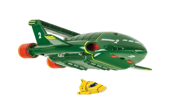 Thunderbird 2 and 4 <p>Gerry Anderson’s famous TV series