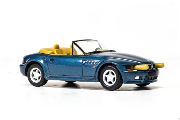 James Bond BMW Z3 'GoldenEye' <p>The BMW Z3 Roadster seen in GoldenEye is issued to James Bond by Q Branch featuring a parachute braking system and Stinger missiles hidden behind the front headlights. In the end though