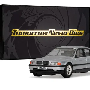 James Bond BMW 750iL 'Tomorrow Never Dies' <p>The BMW 750iL driven by James Bond in Tomorrow Never Dies is fully fitted out by Q Branch with an almost bewildering array of tricks and gadgets