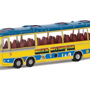 The Beatles Magical Mystery Tour Bus <p>The Beatles are one of the most successful and influential bands of all time. Their music continues to inspire artists throughout the world and their popularity remains undiminished. Corgi’s association with The Beatles began in 1969 and continues today.</p><p><br></p><p>Celebrate The Beatles legacy with this meticulously detailed model associated with the Fab Four that will appeal to Beatles fans and die-cast collectors alike.</p>