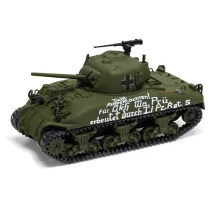 M4A1 Sherman Beute Panzer (Trophy Tank) <p>Sent for evaluation having the opportunity to capture a fully working example of the enemy's latest battle tank is a situation which was highly prized by all the combatant nations during the Second World War