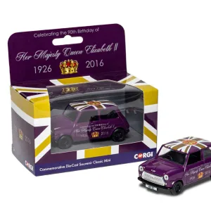 The 90th Birthday of HM Queen Elizabeth II - Commemorative Die-Cast Souvenir Classic Mini <p>Born at 2:40am on 21st April 1926