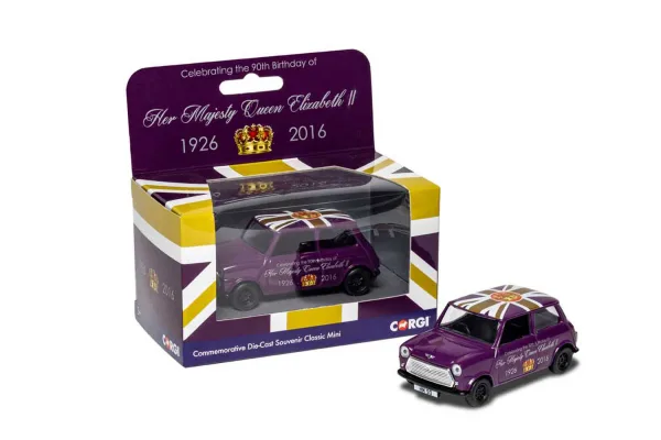 The 90th Birthday of HM Queen Elizabeth II - Commemorative Die-Cast Souvenir Classic Mini <p>Born at 2:40am on 21st April 1926