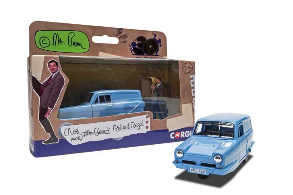 Mr Bean Reliant Regal - 30 years of Mr Bean <p>Who the driver is we may never know