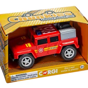 CHUNKIES Off Road Fire Engine UK Made from die cast metal and plastic.