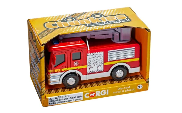 CHUNKIES Fire Crane Truck UK Put out the fire and save the day! This Fire Engine comes with an extendable crane and is the perfect gift for any time of the year.