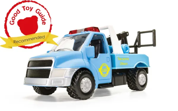 CHUNKIES Tow Truck Come to the rescue with the Chunkies Tow Truck! The towing arm will work with a variety of vehicles