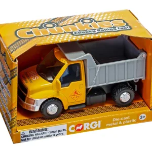 CHUNKIES Tipper Truck Get to work on your construction site with the Chunkies Tipper Truck. The tipper and free rolling wheels make this truck a perfect addition to your collection. 