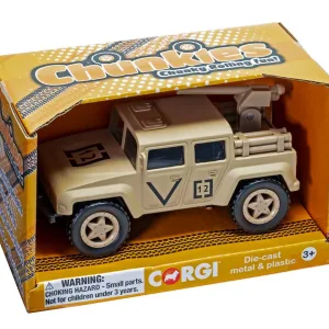 CHUNKIES Off Road Military Rocket UK This 4x4 car with rotating rocket launcher is ready for any situation and will make the perfect gift for any young military fan. 