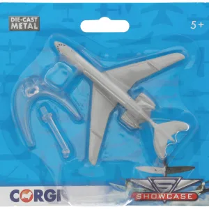 Corgi Showcase Vickers VC10 <p>Corgi Showcase is a series of top quality die-cast model aircraft suitable for childen aged three and over. Each model comes with a display stand and all classic aircraft have a moving propeller.<br><br>This series is ideal for the young aviation fan and offers a wide range of models to collect including biplanes