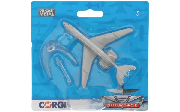 Corgi Showcase Vickers VC10 <p>Corgi Showcase is a series of top quality die-cast model aircraft suitable for childen aged three and over. Each model comes with a display stand and all classic aircraft have a moving propeller.<br><br>This series is ideal for the young aviation fan and offers a wide range of models to collect including biplanes