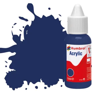 No 15 Midnight Blue - Gloss These new Acrylic Dropper Bottles enable easier colour blending using the bespoke Humbrol Paint Palette (AG5111).