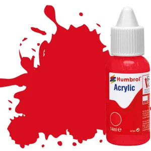 No 19 Red - Gloss These new Acrylic Dropper Bottles enable easier colour blending using the bespoke Humbrol Paint Palette (AG5111).