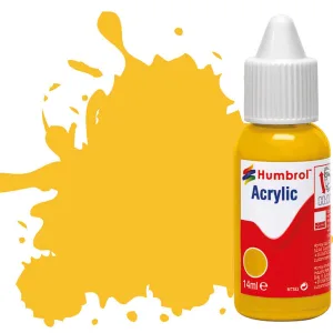 No 24 Trainer Yellow - Matt These new Acrylic Dropper Bottles enable easier colour blending using the bespoke Humbrol Paint Palette (AG5111).