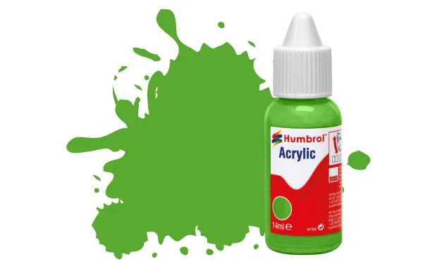 No 37 Bright Green Matt These new Acrylic Dropper Bottles enable easier colour blending using the bespoke Humbrol Paint Palette (AG5111).