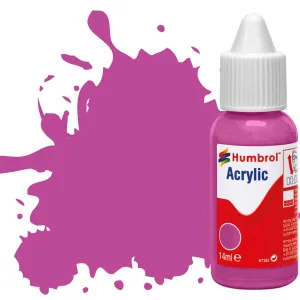 No 58 Magenta Matt These new Acrylic Dropper Bottles enable easier colour blending using the bespoke Humbrol Paint Palette (AG5111).