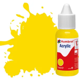 No 69 Yellow - Gloss These new Acrylic Dropper Bottles enable easier colour blending using the bespoke Humbrol Paint Palette (AG5111).