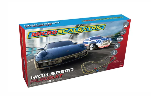 Micro Scalextric High Speed Pursuit Battery Powered (Web exclusive) <p><br></p>