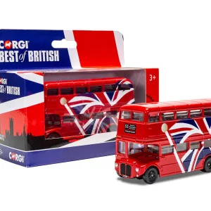 Best of British London Bus The Corgi Best of British collection is a series of quality die-cast souvenir British vehicles. Corgi has been producing toys and models since 1956 and this range includes some of the most iconic British vehicles from the last half-century including the Routemaster Bus