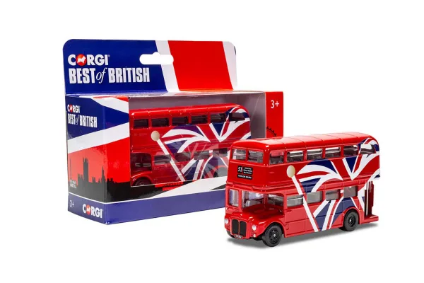 Best of British London Bus The Corgi Best of British collection is a series of quality die-cast souvenir British vehicles. Corgi has been producing toys and models since 1956 and this range includes some of the most iconic British vehicles from the last half-century including the Routemaster Bus