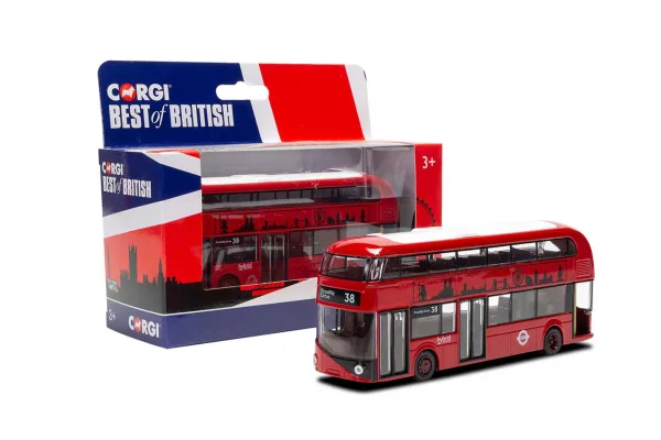 Best of British New Routemaster for London <p>The Corgi Best of British collection is a series of quality die-cast souvenir British vehicles. Corgi has been producing toys and models since 1956 and this range includes some of the most iconic British vehicles from the last half-century including the Routemaster Bus