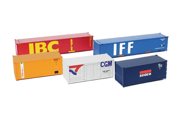 Lima Junior (H0 1:87) Set of 5 containers Lima Junior (H0 1:87) Set of 5 containers