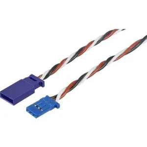 Modelcraft Servo Cable extension [1x Futaba plug - 1x Futaba socket] 25.00 cm 0.35 mm² Silicon