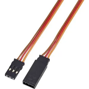 Modelcraft Servo Cable extension [1x JR plug - 1x JR socket] 0.50 m 0.14 mm² ribbon