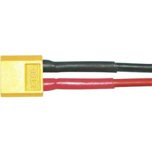 Modelcraft Battery Lead [1x XT60 plug - 1x Open cable ends] 10.00 cm 4.0 mm² 58378-10