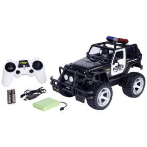 Carson Modellsport Jeep Wrangler Police 1:12 RC model car for beginners Electric ATV RtR 2