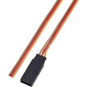 Servo Lead [1x JR plug - 1x Open cable ends] 30.00 cm 0.14 mm² ribbon Modelcraft