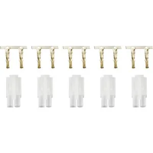 Modelcraft 208290 Battery receptacle Tamiya Gold-plated 1 Set