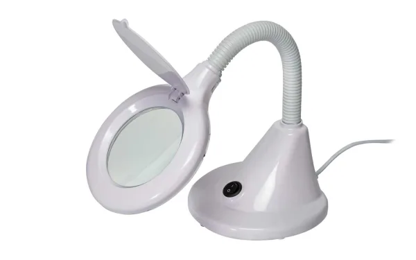 Lightcraft Compact Flexi Magnifier Lamp (flourecent)  - CLUB EXCLUSIVE <p>Self standing 12w daylight lamp with round glass lens & versatile flexi neck