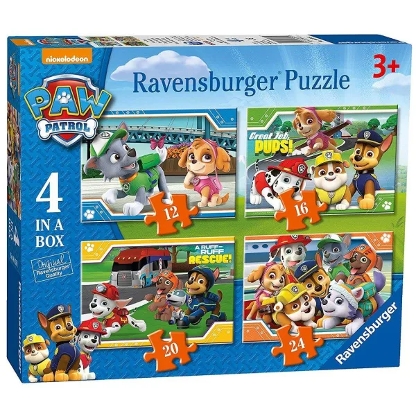 Paw Patrol 4 in a Box (12