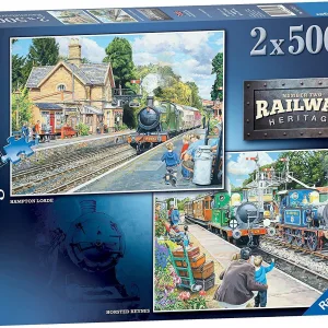 Horsted Keynes & Hampton Loade 2X 500 Piece Jigsaw Puzzles