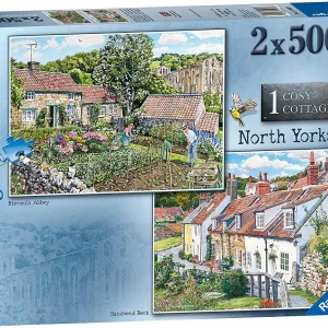 Cosy Cottages No.1   North Yorkshire 2x 500 Piece Jigsaw Puzzles