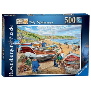 The Fisherman Happy Days at Work 500 Piece Jigsaw Puzzle