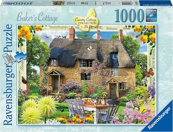 Country Cottage   Baker's Cottage 1000 Piece Jigsaw Puzzle