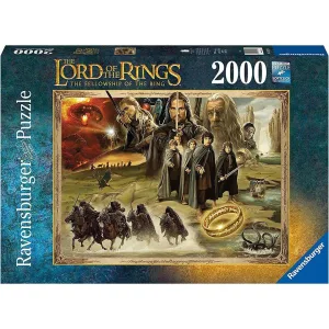 LotR The Fellowship Of The Ring 2000 Piece Jigsaw Puzzle